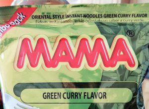 MAMA Noodles Jumbo Pack – Green Curry Flavor, or Mama don’t play around